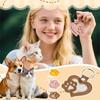 Pet Hair Storage Keychain Dog Paw- Pendant Cat Dog Storage Pet Hair Pendant
