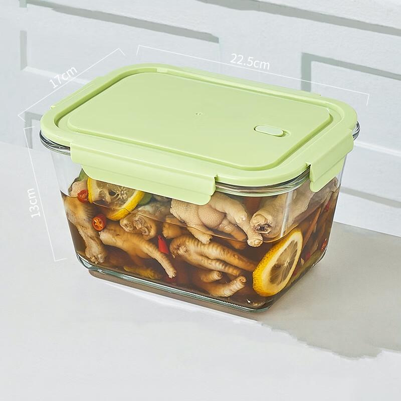 Large Capacity Glass Pickle Storage Container