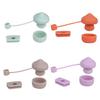 Silicone Spill Stopper Set Cute Mushroom Spill Proof Stopper Set Straw Cap Spill Stopper for Stanley Tumbler Accessories