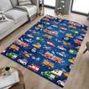1PC Ambulance Police Non-Slip Floor Carpet Compatible for Office&Living Room&Bedroom&Dining Room - Soft & Pattern-G0359