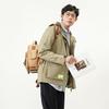 New Balance Men's New Balance Multiple Pockets Woven Hooded Jacket Khaki AMJ21356-TCO