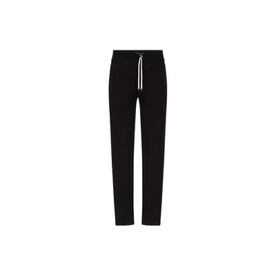 FW22 Solid Color Drawstring Casual Knit Sports Pants Men Bottoms Black 8N1PD81-JHSZ1-0999