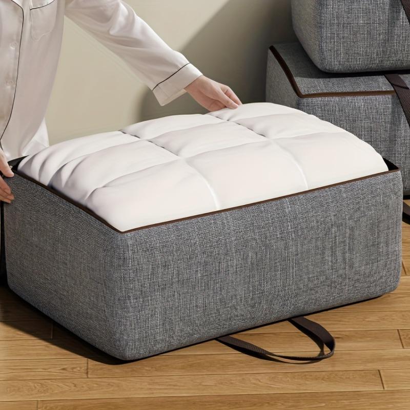 1pc Large Capacity Storage Bag, Durable Luggage Zipper Bag, Foldable Clothing Sorting Bag