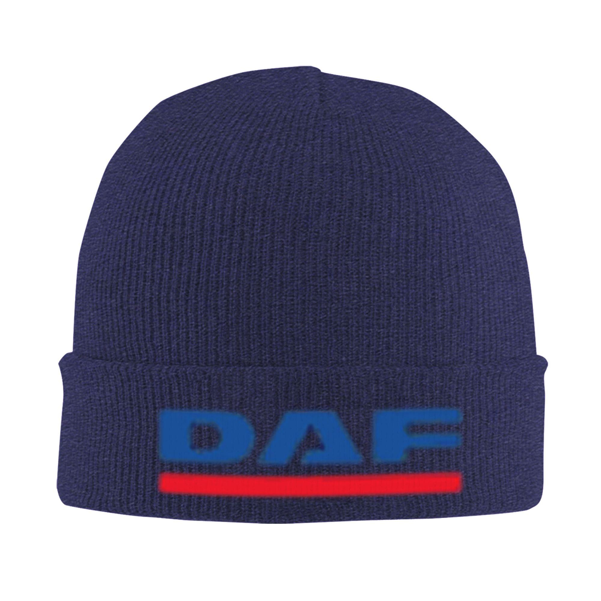 

Тепла в язана шапка з логотипом DAF Зимова в язана шапка-біні Шапка-шолом Шапки-біні Шапки в стилі хіп-хоп для унісекс One Size