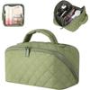 Women's Makeup Bag, Wide-open Flat Makeup Case, Makeup Bag, Large-capacity 180° Opening Makeup Storage Bag