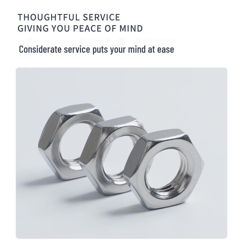 Stainless Steel Hex Nuts - Sizes M2 to M10