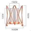 Flower Vase Figurines Candle Holder for Living Room Decoration