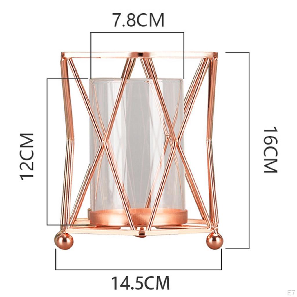 Flower Vase Figurines Candle Holder for Living Room Decoration
