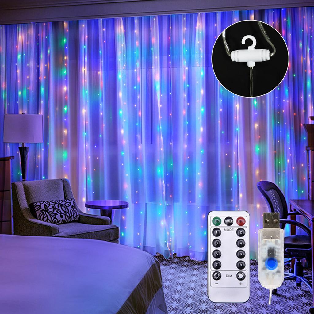 Compre 10 X 10ft 300leds Curtain String Lights Fairy Decorative Hanging Barato Frete Grátis Avaliações Reais Com Fotos Joom Compre 10 X 10ft 300leds Curtain String, 10ft Curtain Fairy Hanging String Lights Led