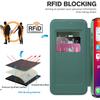 For iPhone 16 Pro Case Compatible with MagSafe Rhombus PU Leather Phone Cover