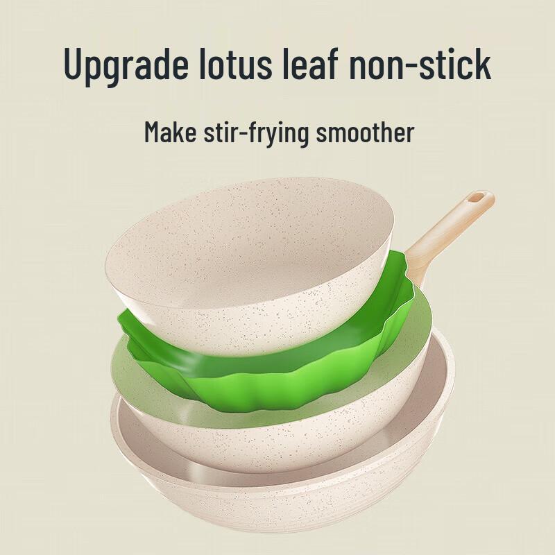 Chuidahuang Non-stick Flat-Bottom Wok