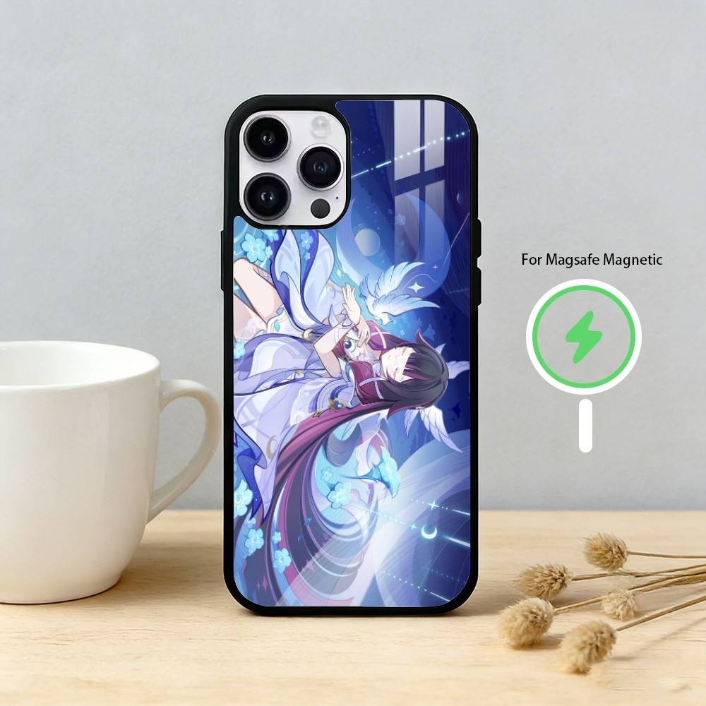 censhin impact columbina Phone Case For iPhone 17,16,15,14,13,12,Plus,Pro,Max For Magnetic Wireless Charge