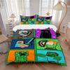 Characters Action Print 3Pcs Bedding Setduvet Cover With 2 Bedropillowcase Home Birthday Gift