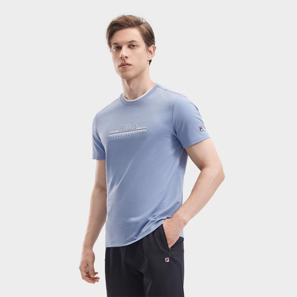 Fila T-Shirt Men's Zhu Yuan Blue F11M421105FBU