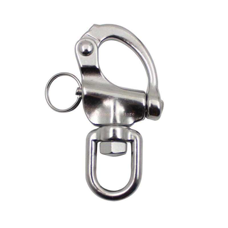 316 Stainless Steel Swivel Shackle Quick Release Boat Anchor Chain Eye Shackle Swivel Snap Hook For Marine Architectural