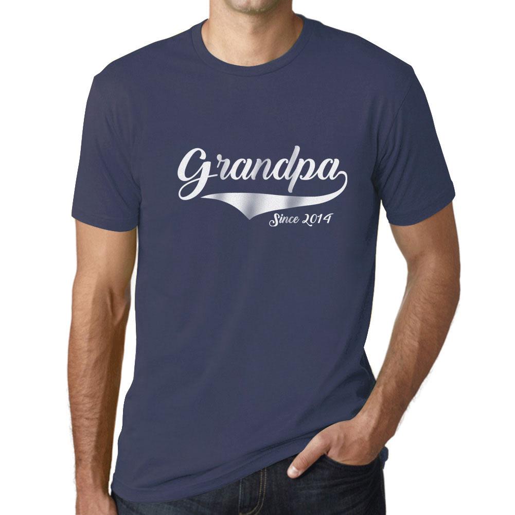 ULTRABASIC - Men’s Graphic T-Shirt Grandpa Since 2014 T-Shirt Funny