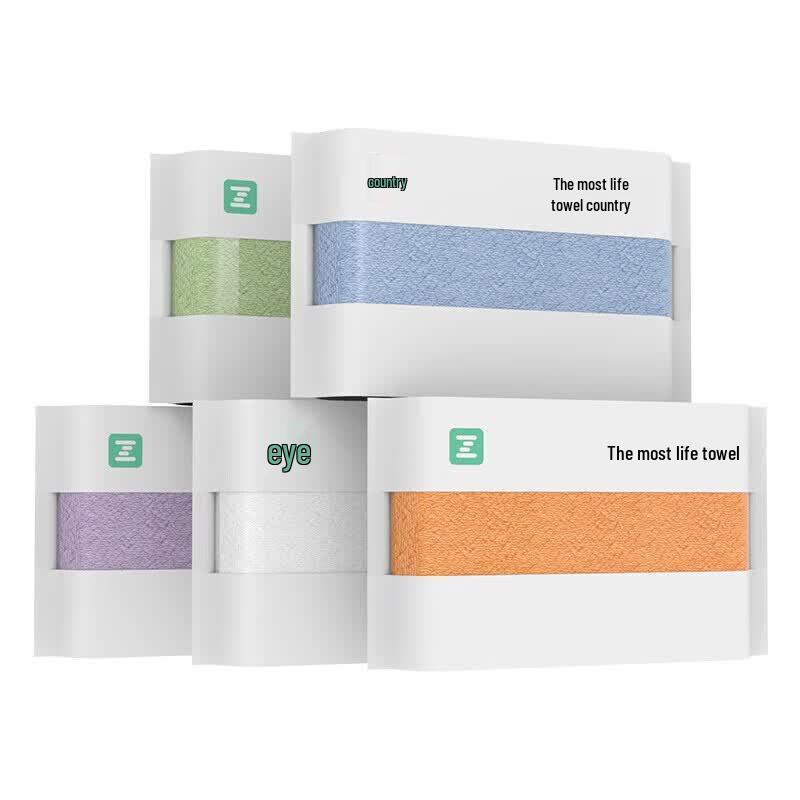 Soft Series Xinjiang Long-staple Cotton Face Towel 5-Pack