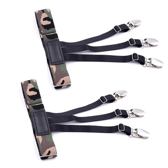 Wrinkle-Resistant Anti-Slip Elastic Garter for Men's and Women's Shirts