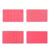 Nail Template Practical Nail Exquisite Silicone Plates Colorful Stemping for Girl