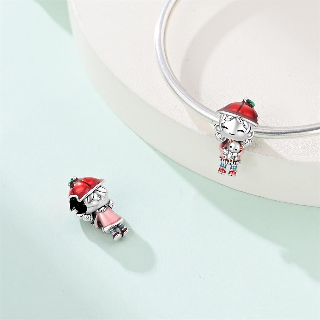 Characters And Friendship Beads Dopamine Girl With Sports Boy Charm Bracelet Fit Copper Women'S Necklace Diy Jewelry Gift
