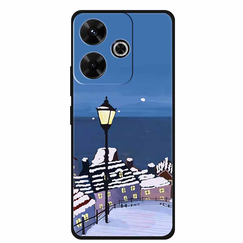 Fashion Cover For Xiaomi Poco M6 Pro Girly Case For Funda Poco M6 Coque Soft Silicone Phone Case Xiaomi Poco M6 Pro Protector