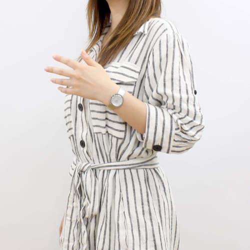 Citizen L Eco-Drive Ambiluna EM0640-91D Women's Silver Watch