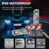 2/6x LED Headlights 6000K Fog Bulbs For Mitsubishi Pajero 4 Mk4 (V8 V9) 2006-2025 Two-sides CSP Head Lamps 30000LM High Low Beam