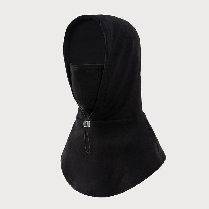 Thickened Fleece Lined Windproof Warm Cycling Hat Face Mask For Men Women Cold Protection
