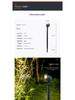 Waterproof LED Outdoor Tree Spotlights for Garden, Courtyard, and Villa with Lawn Ground Spike Installation.