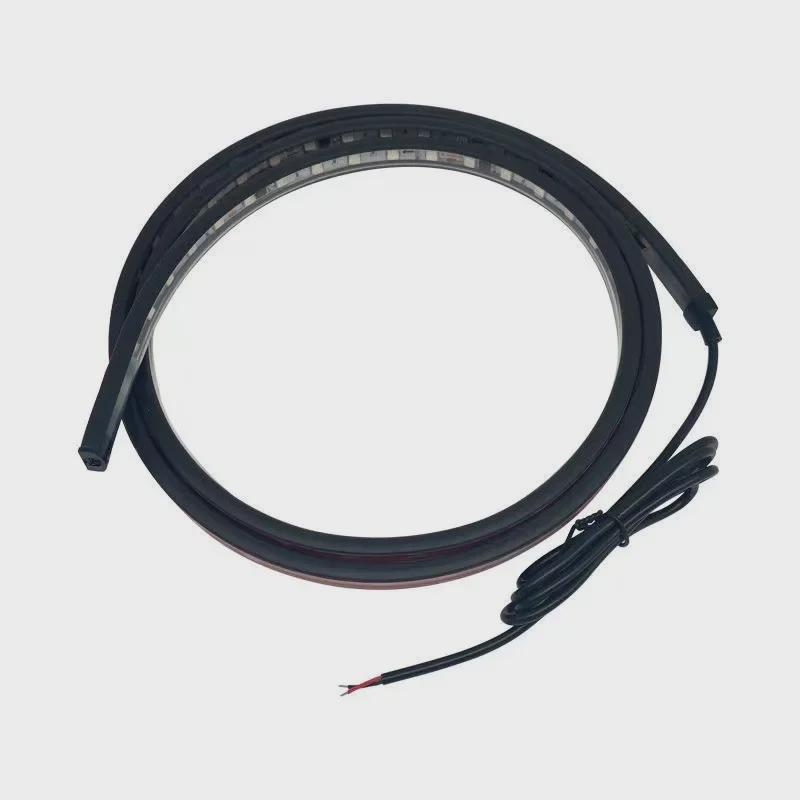 24V Truck Sun Visor Marquee Light Bar - Decorative Center Grid Streamer and Warning Atmosphere Light