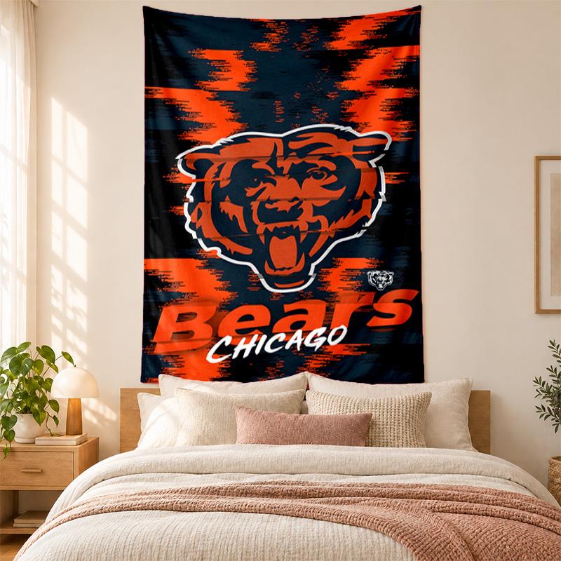 Chicago Bears Tapestry highquality for decorating living room bedroom dorm walls ideal as bedroom wallart orholiday gift