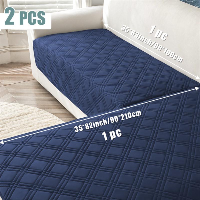 

1set Pets Kids Sofa Seat Cover Dustproof Dogs Bed Mattress Cover Non-Slip Plaid Couch Seat Slipcover Living Room Sofa mat Cover