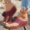 Designer Women Platform Sandals Beach Casual Wedges Flip Flops Premium Orthopedic Open Toe Big Toe Anti-slip Outdoor Shoes