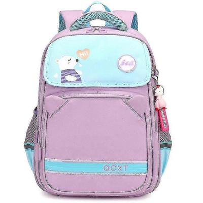 Sacs à dos Dessin animé Haut de gamme Élèves de l'école primaire Sacs d'école Violet