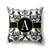 Polyester Pillow Case Home Decoration Geometric Print 26 English Letters Bedside Cushion Cover