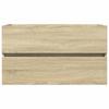 Washbasin Cabinet in Sonoma Oak 80 x 38.5 x 45 cm Particleboard