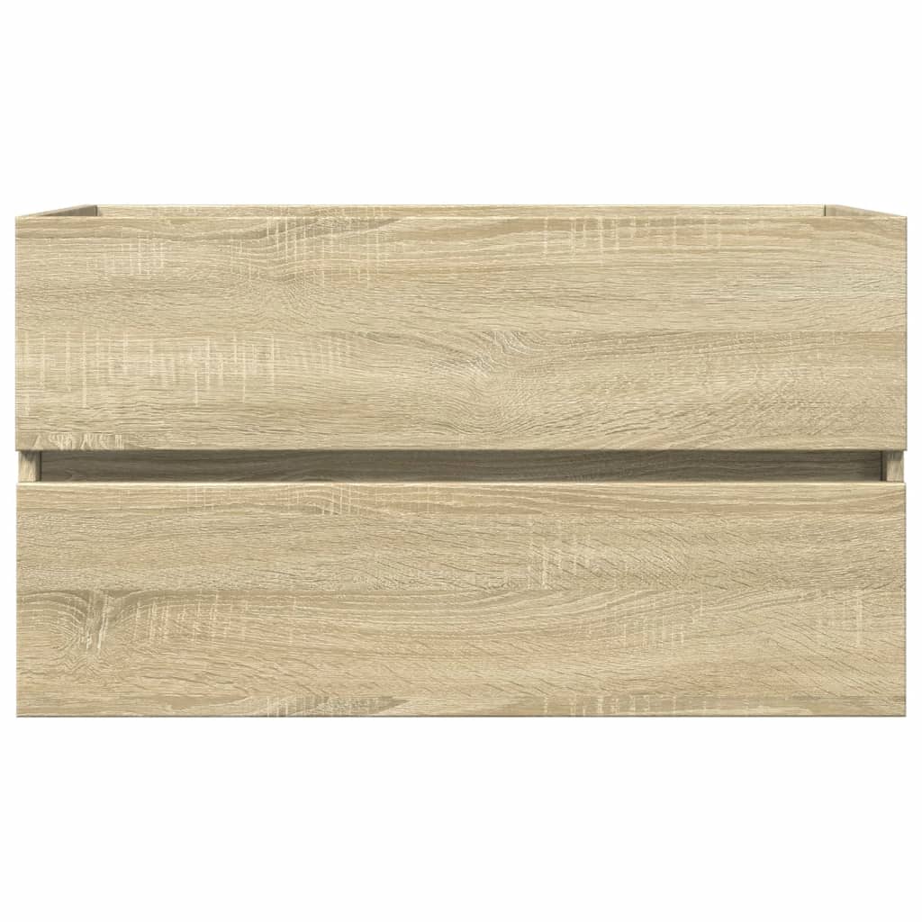 Washbasin Cabinet in Sonoma Oak 80 x 38.5 x 45 cm Particleboard