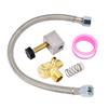 Air Compressor Tube Flexible Hose Check Valves Battery Valves Kits Replacement Parts For Air Pumps Easy Installation