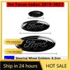 Autoaufkleber 2026 Für Ford Front Heck Emblem für Ford Edge STline Kuga Focus Schrägheck Limousine Mondeo Taurus Escort Auto Plakette Lenkrad