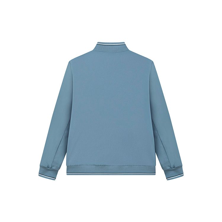 Fila Solid Color Casual Business Woven Jacket Men Jackets Elegant-Blue F11M222702F-BU