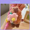 Picking Groundhog Flower Plush Pendant Cute Cartoon Animal Keychain Small Gift