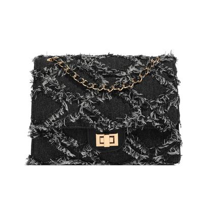 Xiaoxiangfeng Explosive Bag Autumn New Shoulder Bag Fashionable Foreign Style Chain Bag Niche Diamond Square Bag