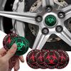 4PCS 56MM For Zombie Outbreak Emblem Badge Wheel Center Hub Cap Car Rims Dust-proof Cover Hubcaps Sticker Auto Styling