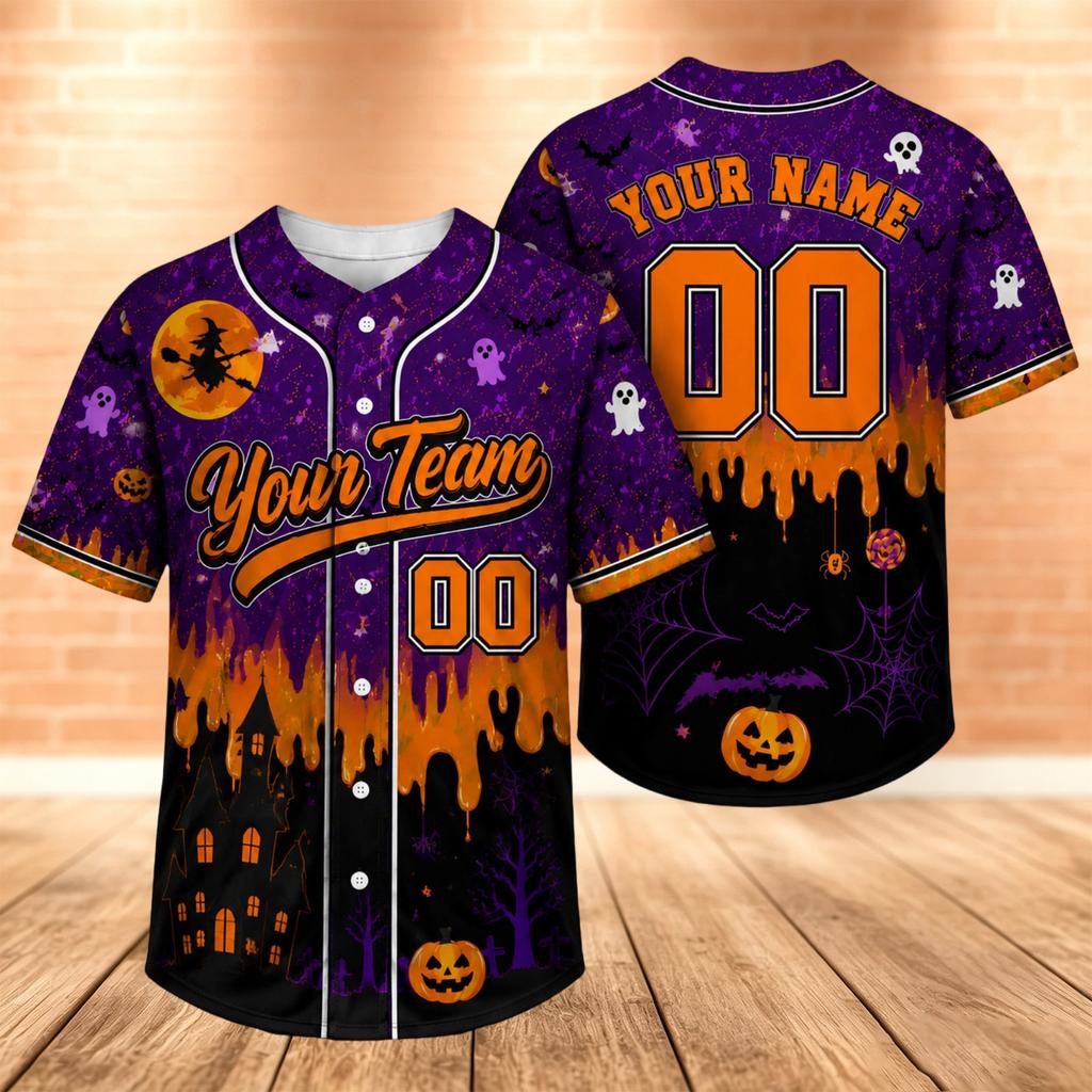 Unisex Custom Baseball for Men, Women and Kids - Halloween Costume Top