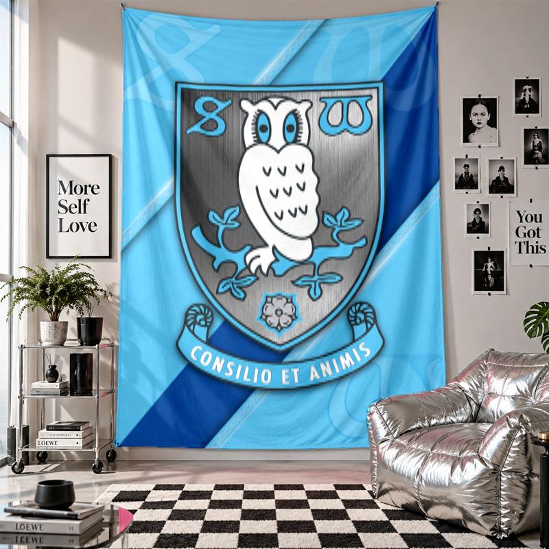 Sheffield Wednesday Wall Tapestry Home Decor Wall Hanging Cloth for Bedroom Living Room Background