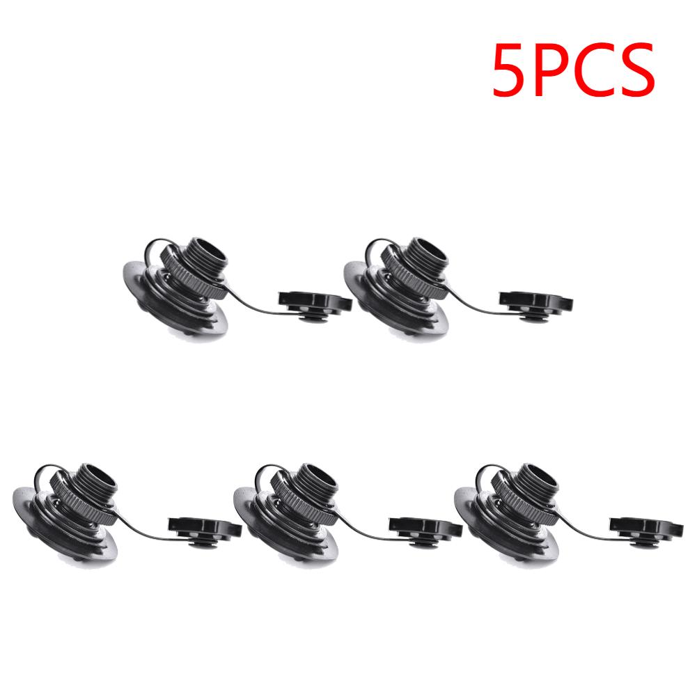 3-10PCS 2 in 1 Kayak Safety Air Valve Nozzle Caps Plug for Inflatable Boat Kayak Airbed Pump Adapter Converter Boat Accessories