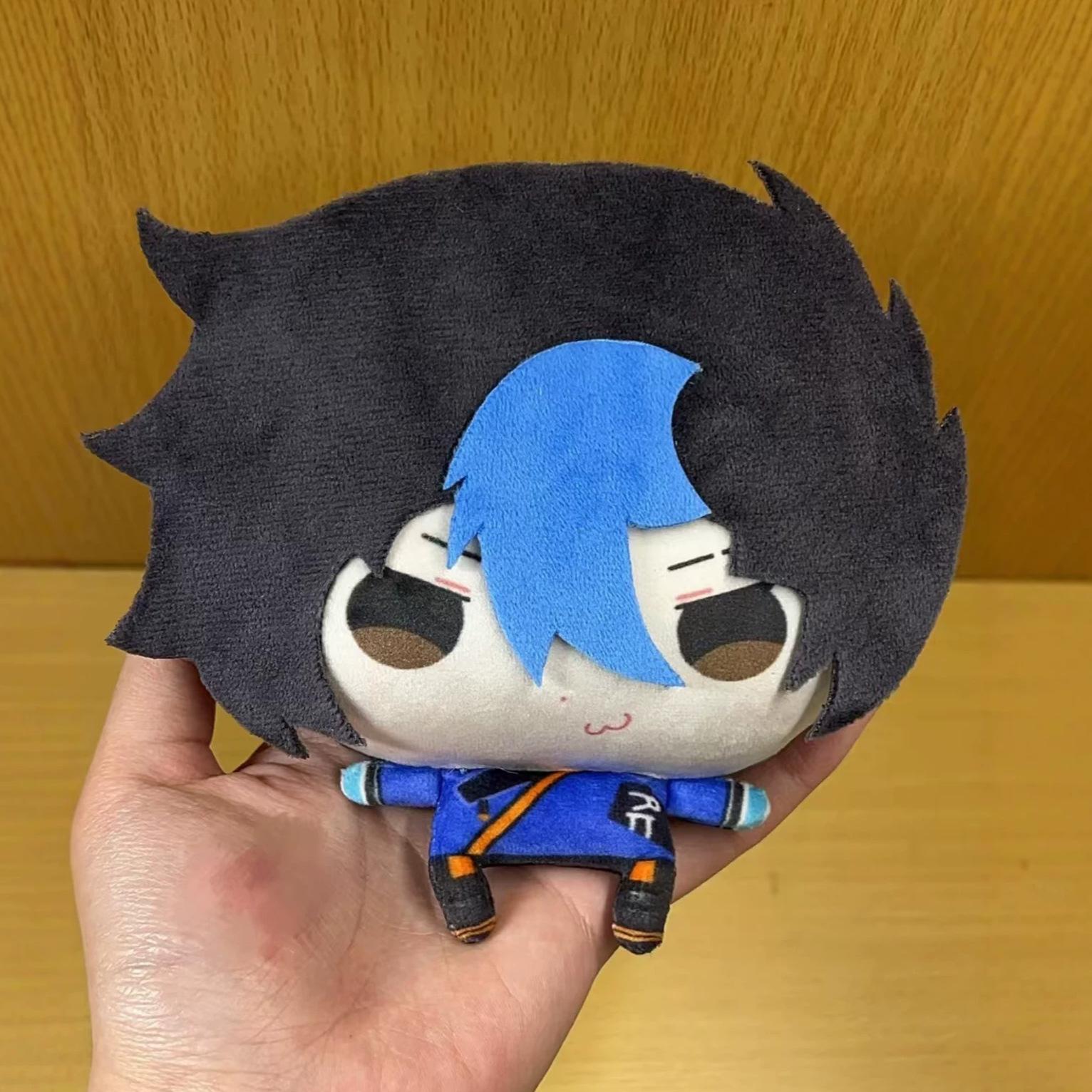 Valorant Chibi Bean Pluche Hanger Jett Sage Omen Schattige Mini Boon Vormige Katoenen Pop Sleutelhanger Game Fans Rugzak Verzamelsieraad Cadeau 12cm