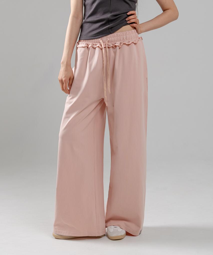 MOREOUT Women'S Yoga Ruffle Wide Pants 5Pp6599