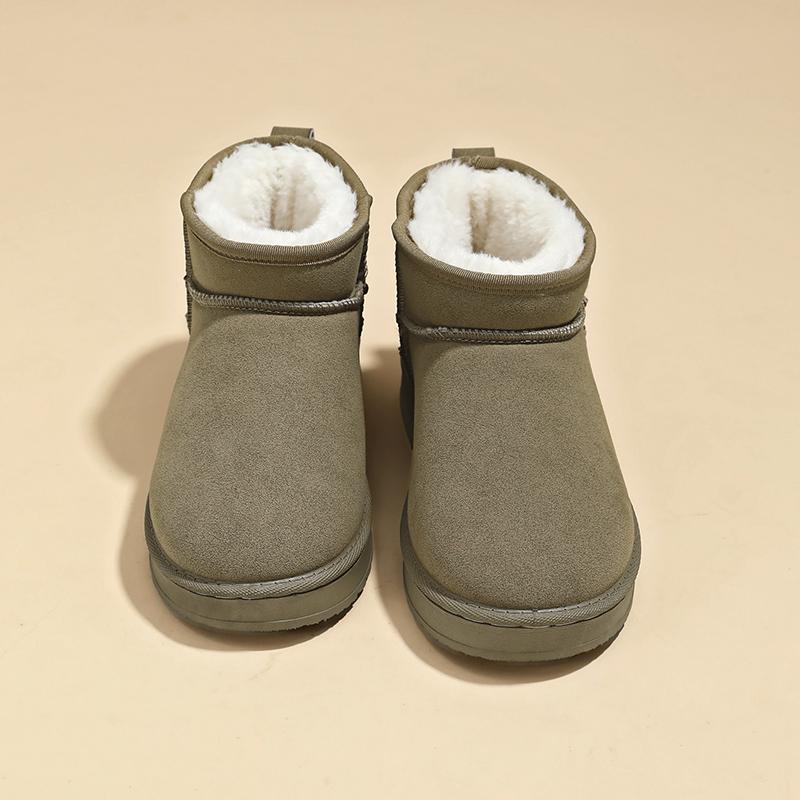 TUINANLE Nye dames vinter snøstøvler med tykt fløyelsfôr for sklisikkerhet, varme og komfort