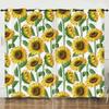 Flower Series Sunflower Digital Printing Curtain Blackout And Punching